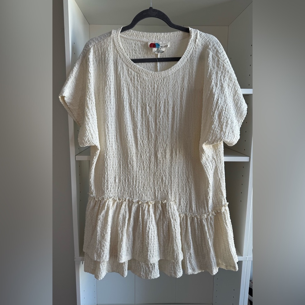 Free People Asymmetrical Beach Cover Up Dress/Top
